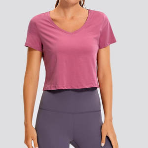 Venta al por mayor de calidad superior mujeres Crop Top camisetas estilo único verano nueva moda mujer camiseta Crop Top - Product Image 4