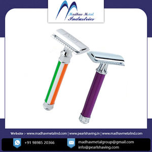 ราคาขายส่งมีดโกนความปลอดภัยโกนหนวดสแตนเลสคุณภาพพรีเมี่ยมมีราคาต่ํา - Product Image 6