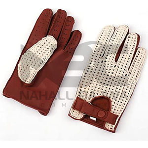 Gants de conduite à la mode pour hommes Gants en cuir chauds d'hiver de haute qualité au prix de gros Option bon marché pour le confort et le style - Product Image 2