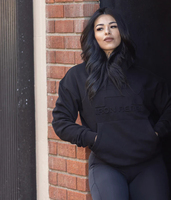 Venta al por mayor OEM fabricante 100% algodón hombres ropa de calle personalizada sudadera peso pesado Unisex letra impresión 3D en relieve Sudadera con capucha