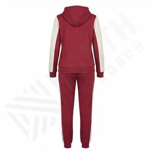 Nouvel ensemble de survêtement décontracté en velours 100 % coton pour femme, avec logo personnalisé, collection hiver 2025 – Haut court et pantalon de jogging élégants - Product Image 2
