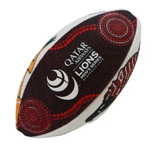 <b>Mini</b> NRL League Rugby <b>Ball</b> with full custom customized <b>Branding</b> perfect for Event giveaways at wholesale Price - Product Image 1