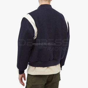 Chaquetas de hombre Nueva llegada Chaqueta para hombre Ropa informal Chaquetas de hombre Liso Color sólido Hombres Lettermen Chaquetas - Product Image 5