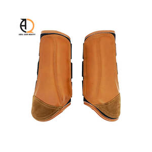 Protège-tendons/Protège-encoches en cuir et néoprène pour chevaux – Dernière conception - Product Image 5