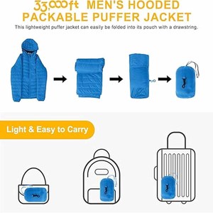 Dernière arrivée veste bouffante pour hommes couleur personnalisée et logo Collection d'hiver vestes bouffantes pour - Product Image 5