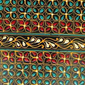 2024 ecológico pintado a mano mesa de cama ajustable bandeja de desayuno diseño tradicional - Product Image 4