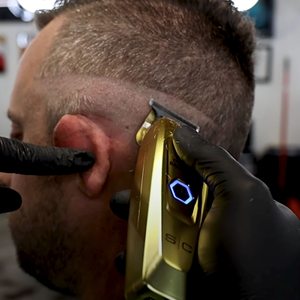 ชุดเครื่องตัด DLC คาร์บอนเพชรสีดำใบมีดตัดแต่งขนกว้างไทเทเนียมสีทองคงที่ - Product Image 4