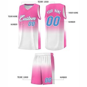 Uniforme de basket-ball Design personnalisé Uniforme de basket-ball pour jeunes sublimé de haute qualité Vêtements de sport unisexes de couleur propre - Product Image 3