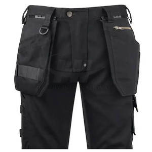 Pantalones de Trabajo Ligeros de Poliéster Reflectante de Alta Visibilidad para Trabajos al Aire Libre y en Fábrica, Certificados por la CE - Product Image 6