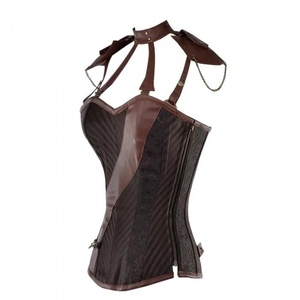 New Design High Quality Genuine Leather <b>Corset</b> Made in Pakistan Body Shaping Best Seller <b>Women</b> Genuine Leather Made <b>Corset</b> - Product Image 5
