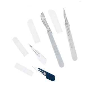 Mango de bisturí de alta calidad plano en uso quirúrgico - Product Image 5