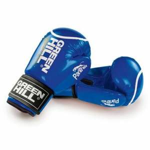 Custom Panther with Circle Logo Boxing Gloves Cowhide Leather Sparring Gloves in Sizes 10oz 12oz 14oz 16oz - Product Image 2