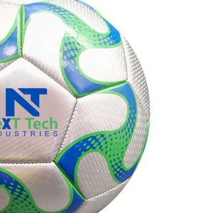 Balón de entrenamiento de fútbol Material de PU para fines de entrenamiento con diseño personalizado y logotipo personalizado de Next Tech Industries - Product Image 3