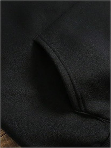 Hoodies pour hommes graphique lettre imprimé à manches longues sweat-shirt à cordon hauts pullover avec poche - Product Image 4