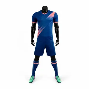 High Quality Original Men Blank Soccer Jersey 100% Polyester Club Soccer Uniform Football Shirts Soccer Wear
