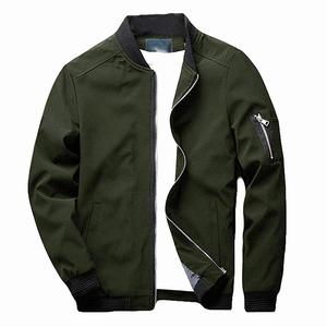 Top Premium Quality OEM/ODM Unisex Custom Design Plus Size Zipper Softshell Men's Letterman Bomber Jackets - Product Image 6