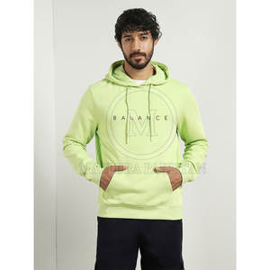 Cómoda Sudadera con capucha de lana mezclada de algodón de invierno para hombres Forro cálido diseño de bolsillo transpirable para actividades al aire libre - Product Image 3
