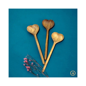 ช้อนไม้ธรรมชาติเป็นมิตรต่อสิ่งแวดล้อมสำหรับชาจากเวียดนาม - Product Image 2