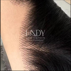 Extensions de cheveux humains vietnamiens perruques ondulées à trame unique couleur naturelle bonne qualité - Product Image 3