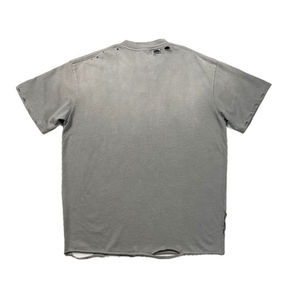 Camiseta Unisex Extra Grande de Algodón 100% con Lavado Ácido, Estilo Vintage y Diseño Desgastado con Roturas - Product Image 2