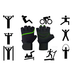 Guantes de levantamiento de pesas de diseño personalizado de alta calidad Guantes de seguridad para soporte de muñeca para entrenamiento de gimnasio para hombre - Product Image 6
