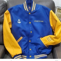 Y2K Streetwear veste de Baseball pour hommes manches longues Sublimation imprimé équipe sportive Varsity Bomber respirant Letterman veste