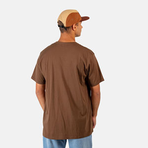 T-shirt simple imprimé surdimensionné personnalisé 300gsm avec logo personnalisé pour hommes-Tissu doux, n'importe quel logo - Product Image 3