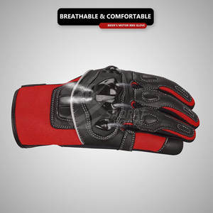 Gants de moto en cuir respirants sur mesure, compatibles écran tactile, haute qualité, prix bas, best-sellers, vente en gros pour hommes - Product Image 4