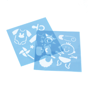 Plantillas para bebés, plantilla temática de juego creativo para pintar, manualidades escolares, suministros de dibujo, patrón de plástico lavable, arte para jardín de infantes - Product Image 6