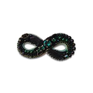 Broche de colibrí con bordado a mano de cristal y Perla y broche de moda con cuentas de alambre de lingotes - Product Image 5