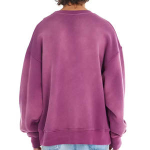 Sweat-shirt pour homme de qualité supérieure, délavé à l'acide, avec tissu respirant et design ample, sweat-shirt unique pour homme délavé à l'acide - Product Image 3