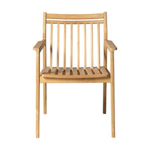 เก้าอี้เท้าแขนทำจากไม้สักระดับพรีเมี่ยมสำหรับการต้อนรับและทำโครงการรีสอร์ททนทานหรูหราพร้อมสำหรับผู้ซื้อขายส่งทั่วโลก - Product Image 3