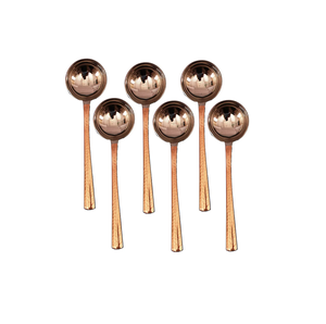 Vente en gros de longues cuillères à soupe en acier ensemble de cuillères à soupe naturelles pour les restaurants à usage quotidien pour différentes tailles de couleurs - Product Image 6