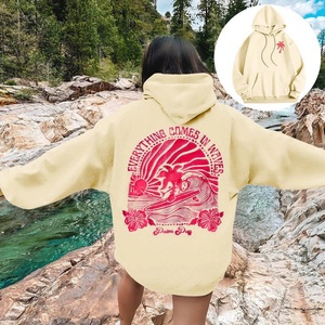 Sudadera con capucha de gran tamaño estampada a la moda para mujer Jersey de manga larga de mezcla de algodón cómodo con estampado Gráfico Artístico - Product Image 6