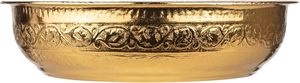 Tazón de Hammam de baño turco tradicional con motivos auténticos (440gr (15,50 oz) hecho de oro - Product Image 3