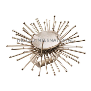 Elegant Handmade Brass Napkin Rings Holder High Quality Gold Metal for Wedding <b>Party</b> Dining <b>Table</b> Decoration - Product Image 1