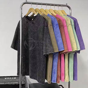 Venta al por mayor de copos de nieve lavado camisetas de alta calidad de buen estilo de algodón de Pakistán fabricante copo de nieve lavado camisetas - Product Image 4