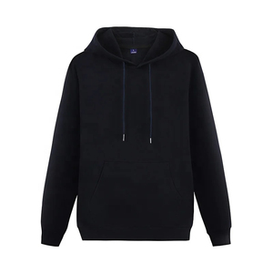 Sudadera con Capucha de Forro Polar de Invierno, Personalizada, de Algodón Combinado, Estilo Informal, Unisex, Lisa, para Hombre - Product Image 5