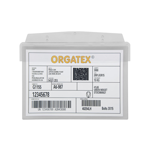 Portadocumenti con flap protettivo, magnetico, DIN A5 orizzontale, grigio chiaro, 2 strisce magnetiche, 10 pz / confezione. - SD - Product Image 1
