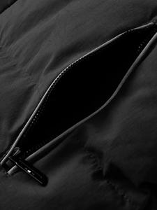 Nouvel arrivage de veste en duvet bouffante pour hommes de taille plus veste d'hiver en cuir chaude et imperméable à bulles avec décoration en fourrure vente en gros - Product Image 3