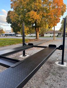 แท่นยกไฮดรอลิก4สูบแบบพกพาสำหรับซ่อมและบำรุงรักษารถใหม่ - Product Image 4