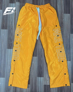 Pantalon de survêtement large pour homme 100 % nylon, léger, respirant, brodé, rayé, grande taille, décontracté et performant, vente en gros - Product Image 5