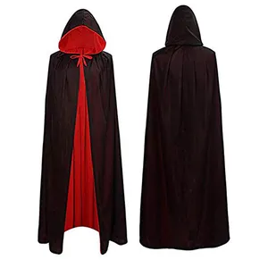 Kırmızı geri dönüşümlü vampir Dracula Cape çocuklar için cadılar bayramı vampir pelerin çocuklar için cadılar bayramı pelerin Kaku tarafından yetişkin için maskeli balo elbiseleri