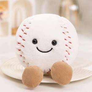 Custom Volleyball Football Soccer <b>Basketball</b> Soft Toys Kids Gifts Decorative <b>Pillow</b> Stuffed Plush Ball Toys - Product Image 5
