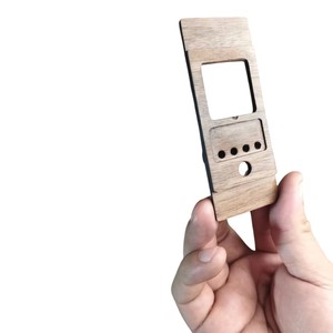 แผงด้านหน้าอุปกรณ์เครื่องเสียงทำจากไม้รูปหัวใจสีม่วงสำหรับประกอบเครื่องขยายเสียงระดับพรีเมี่ยม - Product Image 6