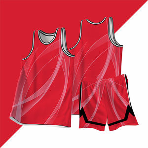 Ensemble de maillots de basket-ball pour hommes de qualité supérieure Logo personnalisé Vêtements de sport respirants Uniforme de basket-ball confortable - Product Image 1