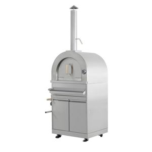 <span class=keywords><strong>Four</strong></span> à pizza au bois en acier inoxydable <span class=keywords><strong>avec</strong></span> armoire inférieure - Product Image 6