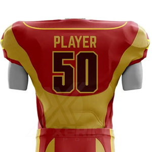 Uniforme de fútbol americano del equipo de alta calidad 100% Poliéster Ropa Uniforme de equipo de fútbol americano - Product Image 5