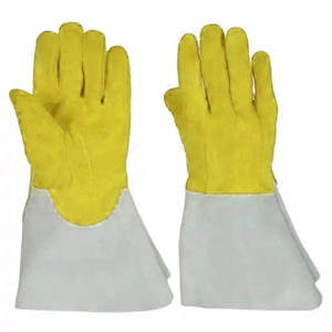Gants de sécurité en cuir de vachette fendu MIG TIG Argon de qualité supérieure - Product Image 5