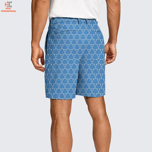 Pantalones cortos de golf XS para hombre, de secado rápido, que absorbe la humedad, antiarrugas, con logotipo personalizado medio, patrón de algodón, Color sólido, entrenamiento informal, uso en el gimnasio - Product Image 5